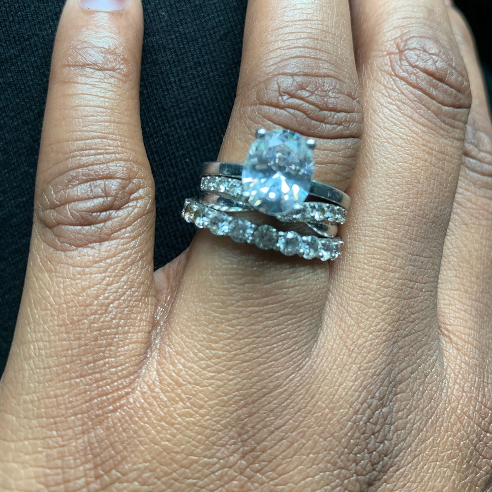 Tiger Gemstones 3ct Oval Solitaire Engagement Ring